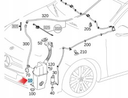 Mercedes-Benz OE A1778690100 бачок омивача