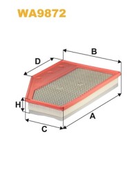 WA9872 WIX FILTERS Фільтр повітряний