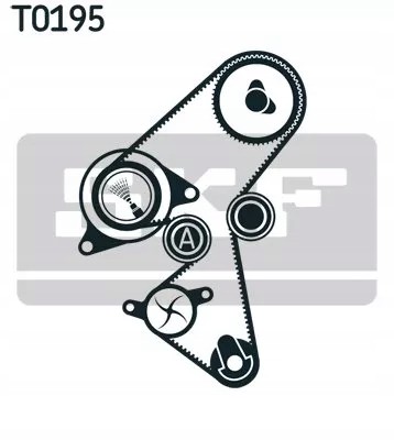 SKF VKMA 03318 Комплект ременя грм