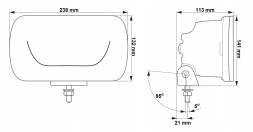 Hella 1FE 016 773-011 Світлодіодний фара-шукач hella 1fe016773 jumbo led 12/24v