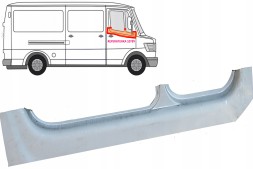 Sam RGYE5612 РЕМОНТ ПЕРЕДНІХ ДВЕРЕЙ MERCEDES T1 KACZKA 207-410