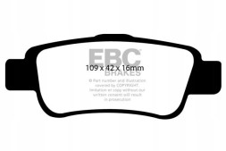 EBC DP61952 Гальмівні колодки greenstuff ebc brakes honda crv mk3 crv mk4