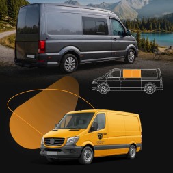CHROMEMASTER CH-GL-0095-R36 Переднє ліве розкривне бокове скло для MERCEDES SPRINTER W906 2006-2018