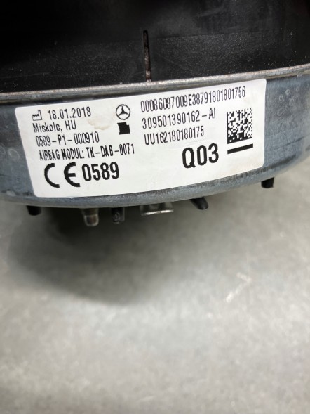 Mercedes-Benz OE A0008608700 Подушка водія Mercedes W222 W217 LIFT А00086087008S17