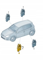 VOLKSWAGEN OE МОТОРЧИК СКЛОПІДІЙМАЧА POLO 2010-2012 4-ДВЕРНИЙ 6R0959801DJZ02