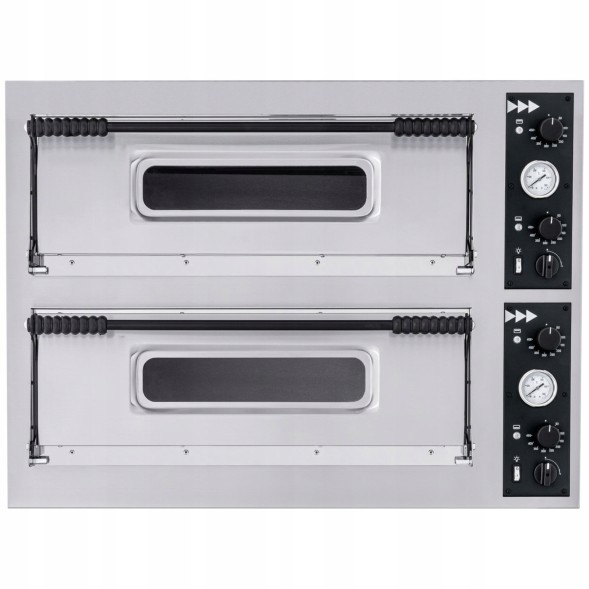 Китай WEW-SC-HP-1030820 Піч для піци Prismafood Basic XL 2-камерна 12000 Вт 400 В 8 піц
