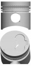 Nural 87-109807-10 Поршень двигуна 87-109807-10 nüral audi volvo