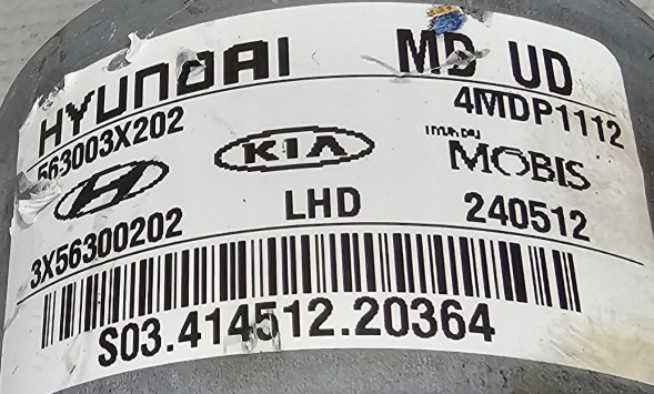 Hyundai OE 563003X202 Нові орг електричний гідропідсилювач керма hyundai elantra 563003х202