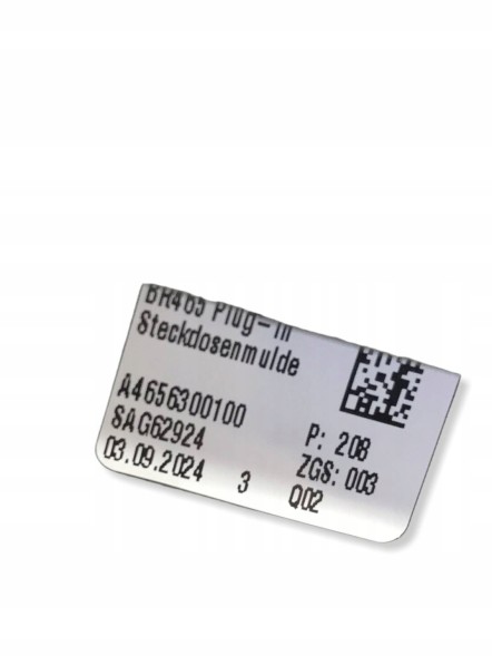 Mercedes-Benz OE A4656300100 КРИШКА ГНІЗДА ЗАРЯДКИ MERCEDES G W465 24-