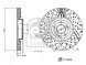 Febi bilstein 171465 Гальмівний диск 171465 febi bilstein