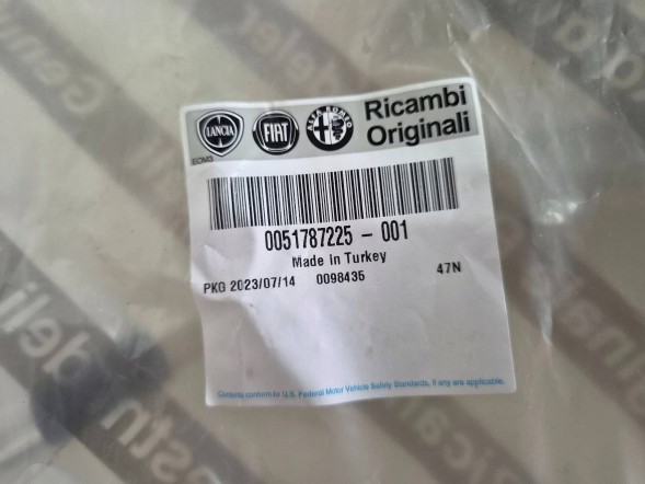 Fiat OE Трубка гідропідсилювача керма 51787225 Fiat Fiorino Qubo Bipper 1.3 1.4 07-