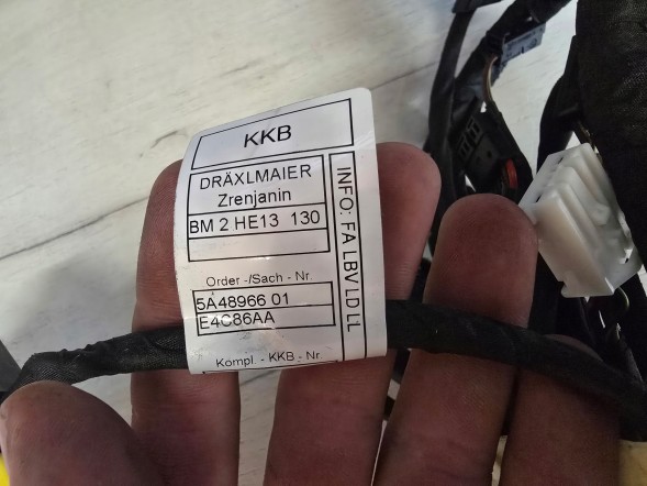 BMW OE ZESTAW KABLI FOTELA LEWA BMW 1 F40 F44 5A48966 NOWE ORGINAŁ QUALI0707 КОМПЛЕКТ КАБЕЛІВ КРІСЛА ЛІВА BMW 1 F40 F44 5A48966 ОРГІНАЛ