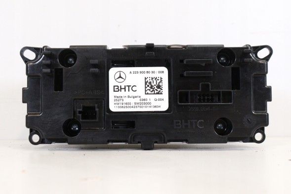 Mercedes-Benz OE A2239008030 PANEL KLIMATYZACJI S KLASA 223 W223 A2239008030 PANEL STEROWANIA KLIMATYZACJĄ S KLASA 223 W223 A2239008030 PANEL KLIMY S KLASA 223 W223 MERCEDES ПАНЕЛЬ КОНДИЦІОНАРУ S КЛАС 223 W223 A2239008030