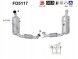 Китай FD5117 ФІЛЬТР ТВЕРДИХ ЧАСТИНОК DPF ДЛЯ FORD FIESTA VI 1.6