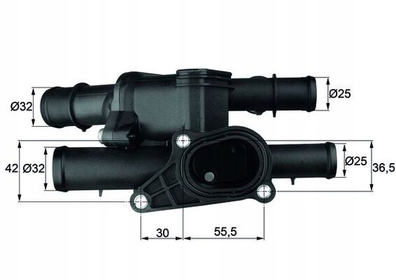 Mahle TM 2 105 Термостат, охолоджуючий засіб mahle tm 2 105