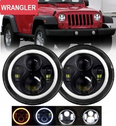 CHINA TXJ 223 Jeep wrangler jk lj світлодіодні лампи 7'' ринги лампи angel eyes drl затвердження