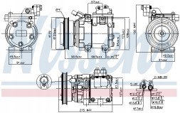 Nissens 89085 Компресор кондиціонера nissens 89085