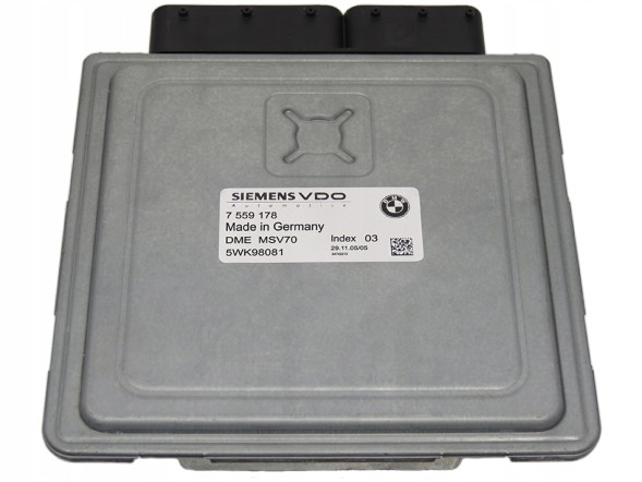 Siemens 7 559 178 5WK98081 DME MSV70 BMW E60 E61 3.0 КОМП'ЮТЕР 7559178 5WK98081 DMEMSV70
