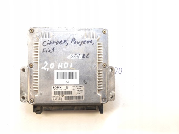 Peugeot OE 9640324880 PEUGEOT CITROEN 2.0 КОНТРОЛЕР КОМП'ЮТЕР SILINK ORIGINAL PŃ#