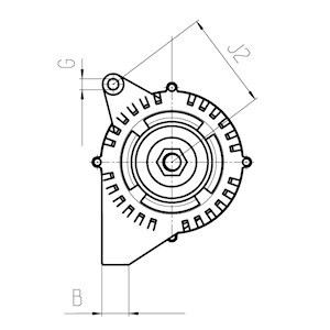 F032114129 HC CARGO Генератор