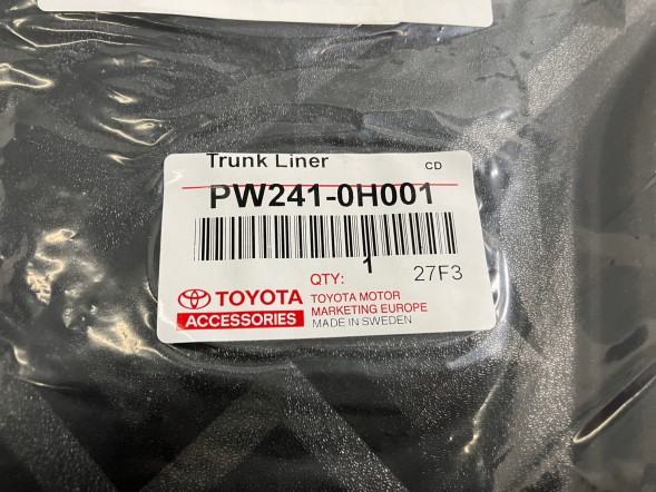 Toyota OE AYGO X MATA WYKŁADZINA PODŁOGA GUMOWA BAGAŻNIKA AYGO X КИЛИМОК ГУМОВА ПІДЛОГА БАГАЖНИКА