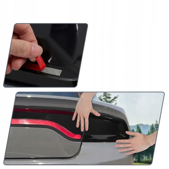 Китай JGD-CHAR15-TLCOVER Накладки на задні лампи та бленду DODGE CHARGER 2015-2023
