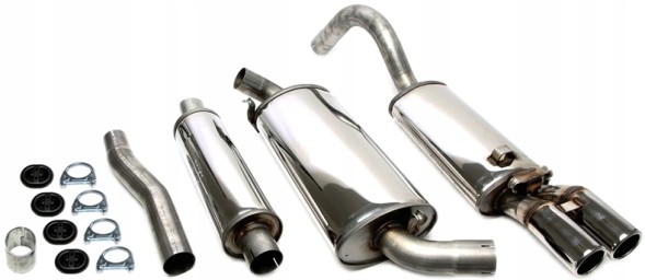 TA-Technix 02AU018-15-2 Спортивна вихлопна система CATBACK TA 02AU018-15 AUDI 90 B3 седан (89, 8A2)
