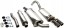 TA-Technix 02AU018-15-2 Спортивна вихлопна система CATBACK TA 02AU018-15 AUDI 90 B3 седан (89, 8A2)
