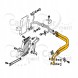 Carmont TH-0053 Комплект двох шлангів охолодження оливи для Pajero II 3.0 3.5 MR204353 MR204354