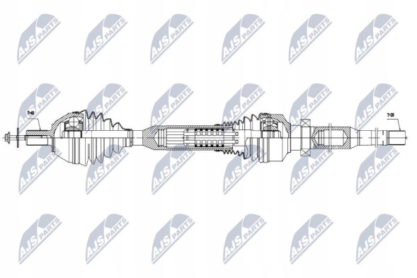 NTY NPW-VV-058 Nty npw-vv-058 карданний вал