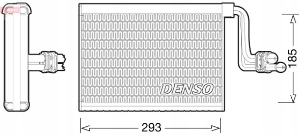 Denso DEV05002 Випарник кондиціонера bmw 1 купе 09-13 denso