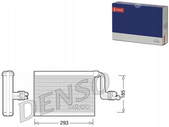 Denso DEV05002 Випарник кондиціонера bmw 1 купе 09-13 denso