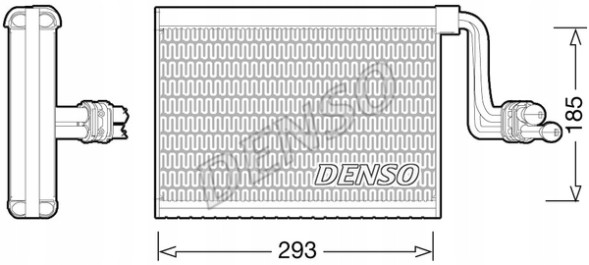 Denso DEV05002 Випарник кондиціонера bmw 1 купе 09-13 denso
