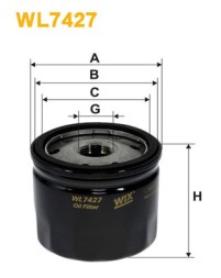 WL7427 WIX FILTERS Фільтр оливи