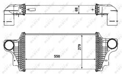 NRF 30465 Інтеркулер охолодження повітря 30465 nrf