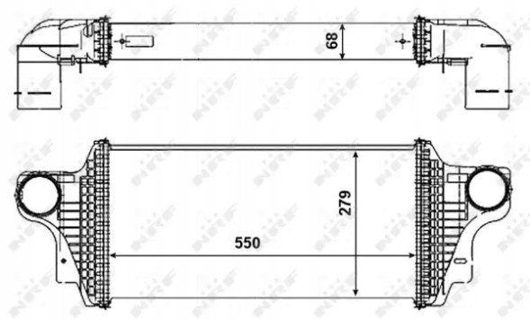 NRF 30465 Інтеркулер охолодження повітря 30465 nrf