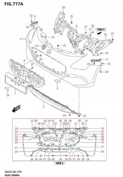 Suzuki OE 71721-69T00-5PK SUZUKI SWIFT 2022- - РЕШІТКА ПОВІТРОЗАБІРНИКА НИЖНЯ