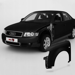 48581720 BLU Крило AUDI A4 B6 LZ9W ліве чорне 00-04 переднє оцинковане EbonySchwarz