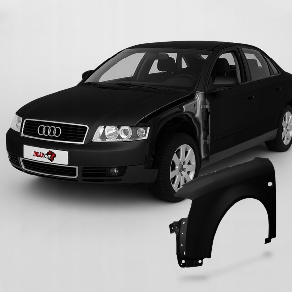 48581720 BLU Крило AUDI A4 B6 LZ9W ліве чорне 00-04 переднє оцинковане EbonySchwarz