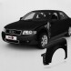 48581720 BLU Крило AUDI A4 B6 LZ9W ліве чорне 00-04 переднє оцинковане EbonySchwarz