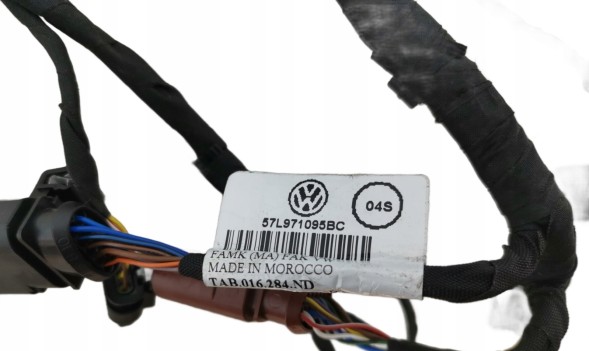 Volkswagen OE 57L971095BC, DWP411593OE Джгут проводів переднього бампера VW Tayron 57L971095BC