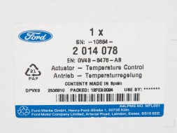 Ford OE GV4B-8476-AB Жалюзи мотор kuga / escape usa 16-19