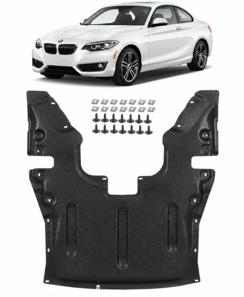 PC 51757241818 7+SPINK ЗАХИСТ ДВИГУНА ПІД ДВИГУН BMW Серія 2 F22 F23 XDRIVE + КРІПЛЕННЯ