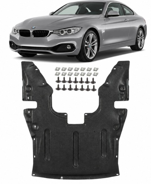 PC 51757241818 7+SPINK ЗАХИСТ ДВИГУНА ПІД ДВИГУН BMW Серія 2 F22 F23 XDRIVE + КРІПЛЕННЯ