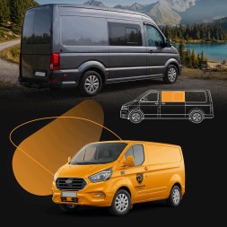 CHROMEMASTER CH-GL-0033-R71 Скло зсувних дверей (відкривне, праве) для FORD TRANSIT CUSTOM 2012-2023