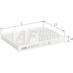 AF5079 ALPHA FILTER Фільтр салону