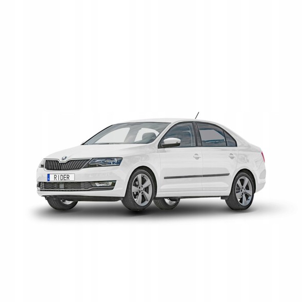 RIDER RD-F-46-5 Бічні молдинги дверей Накладки на кузов для SKODA RAPID SD 2012-2019 СЕДАН