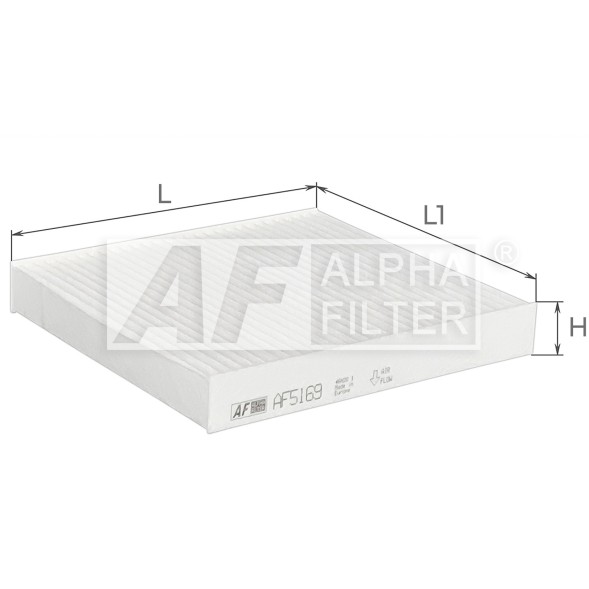 AF5169 ALPHA FILTER Фільтр салону