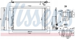 Nissens 940834 Конденсатор кондиціонера nissens 940834