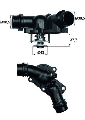 TM 13 97 MAHLE ORIGINAL Термостат